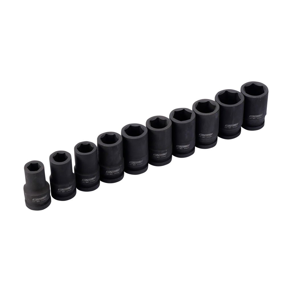 Deep impact socket set 10pcs 1''