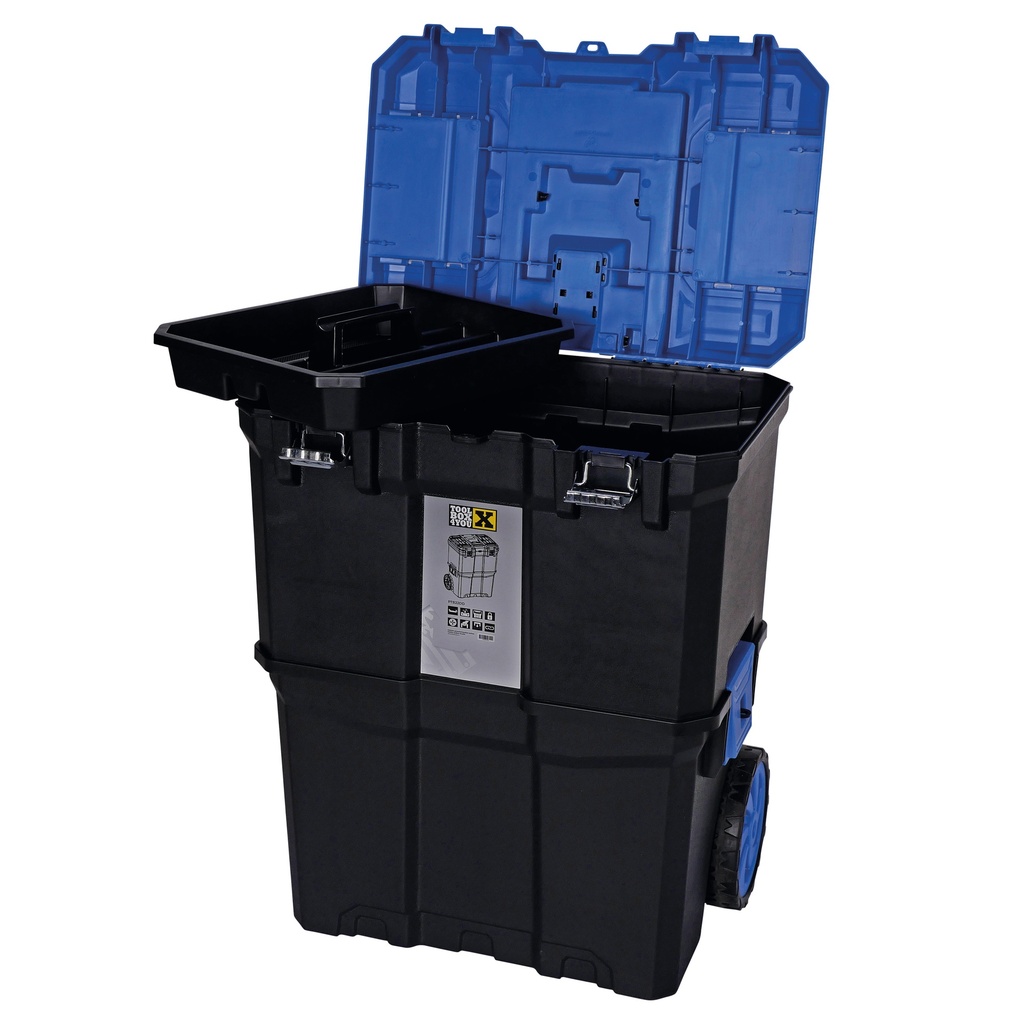 Mobile 2 storey tool box