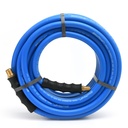 Blubird Rubber Air Hose 06mm x 10m with 1/4 M BSP external thread