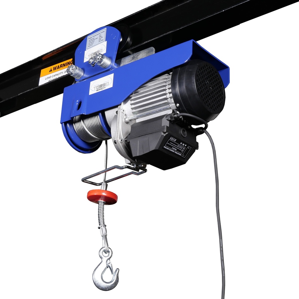 Cable hoist incl trolley with wireless control 1000kg 230V