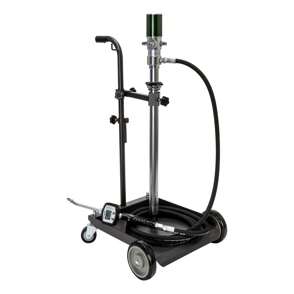 Mobile oil dispensing kit voor barrels from 50 - 60ltr