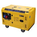 Diesel generator set geluidsgedempt 230V-400V 10kVA