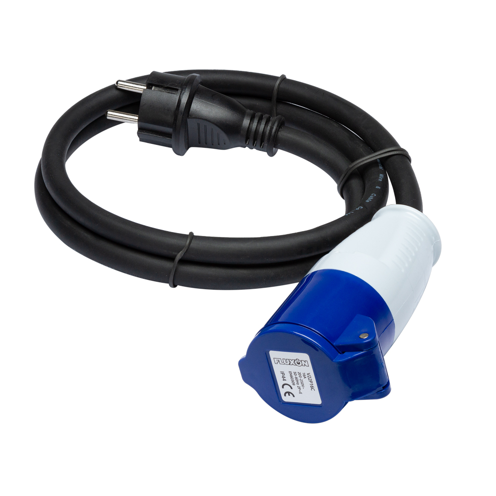 Adapterstecker 230V - 16A mit 1m Kabel