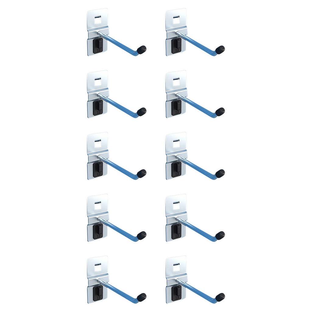 Gereedschapshaak enkel lang 80mm set 10stuks