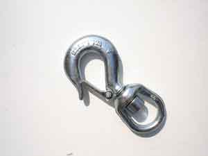 [SH150] Swivel hook with latch 1,5T