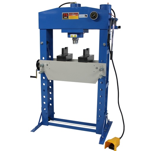 [SP75HAL] Shop press air hydraulic 75 ton