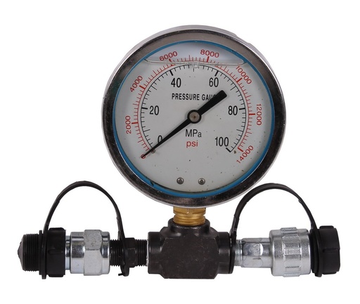 [T18CM] T-Stück mit Manometer