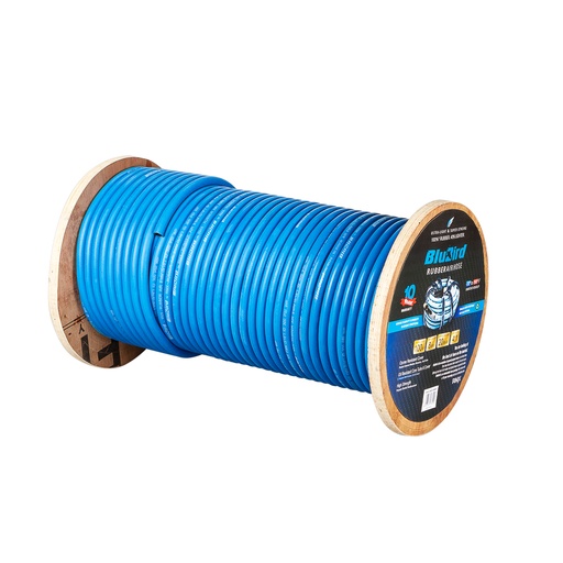 [BB08100MWF] Blubird Rubber air hose 8mm x 100m en rouleau extrémité ouverte