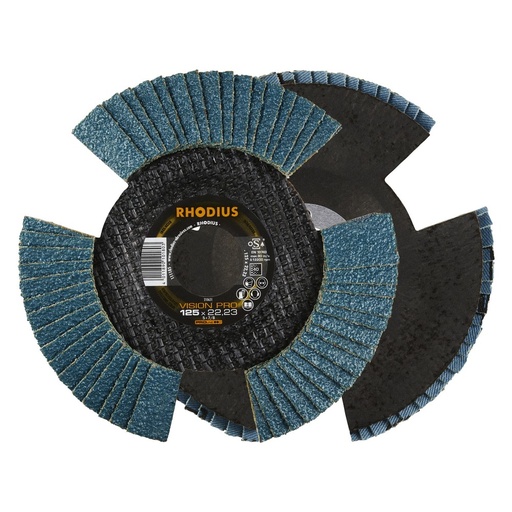 [210633S] Flap disc V conical vision pro 125 x 22,23mm K80