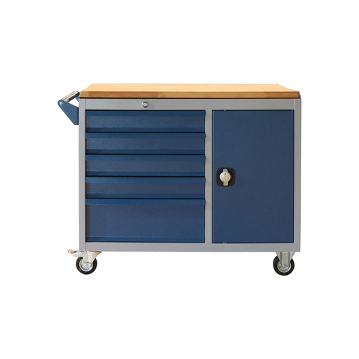 [BG100TB] Tool trolley 5 drawers 1 door